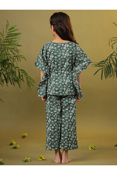 Sanskrutihomes By Styli All Over Print Drawstring Top & Pyjama Set