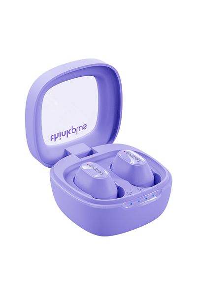 Choice PURPLE Lenovo Thinkplus XT62 Earphone Bluetooth 5.3 Headphones Waterproof Touch Control Low Latency