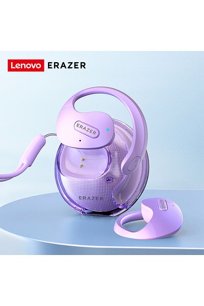 Choice Purple Erazer X15 Pro Ows Wireless Headphones Bluetooth 5.4 Earbuds Sport Earphone Hifi Sound Qualit