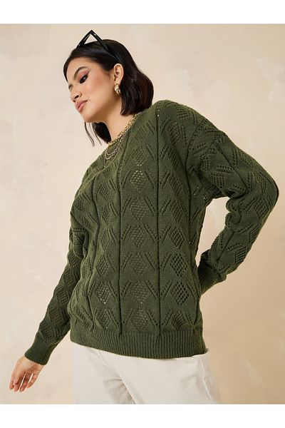 DeFacto Regular Fit Turtleneck Cashmere Textured Extra Soft Sweater