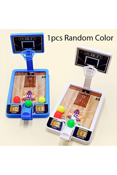 Choice 1 قطعة من لعبة كرة السلة الصغيرة ذات الألوان العشوائية على سطح الطاولة...