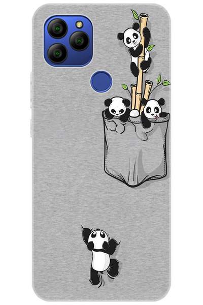 General Mobile GM 21 (G310/G311) Uyumlu Kılıf Desen Baskılı Silikon Pandalar ...