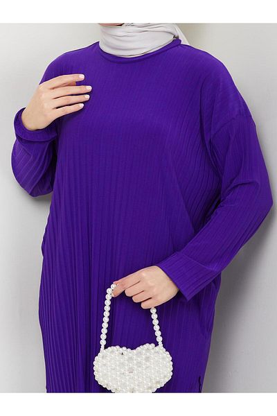 PALME D'OR Women's Standard Size Pleated Tunic Trousers Suit