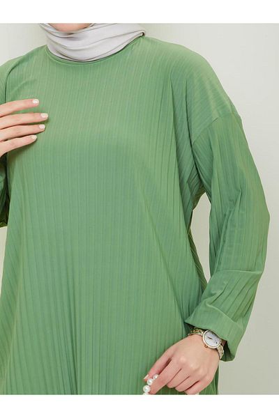 PALME D'OR Women's Standard Size Pleated Tunic Trousers Suit