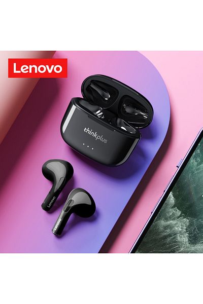 Choice LP40 Plus Black Choice Lenovo LP40 Plus Wireless Bluetooth V5.3 Earphones Low Latency Gaming Sports