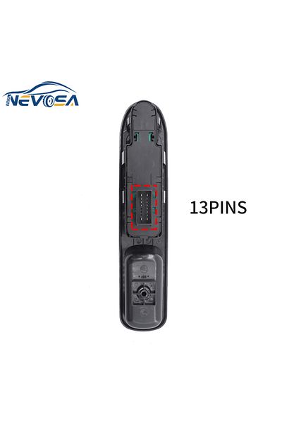 Choice Electric Master Control Power Lifter Window Switch Glass Button 6554.QC For Peugeot 207 Citroen C...