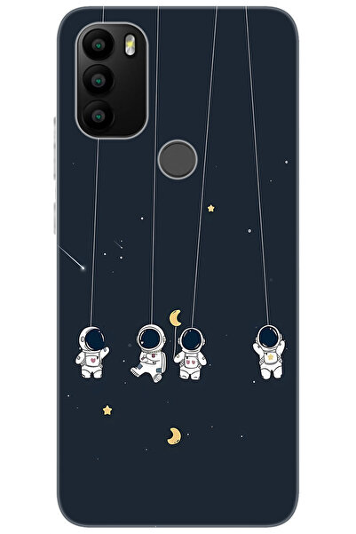 General Mobile GM 21 PLUS (G510/G511) Uyumlu Kılıf Desen Baskılı Silikon Astr...