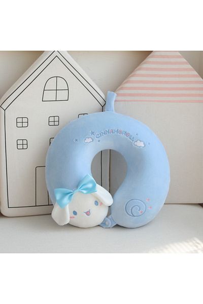 Choice About 30cm Cinnamoroll B Sanrio Anime Cartoon Plush My Melody Kuromi Cinnamoroll Hello Kitty U-shape