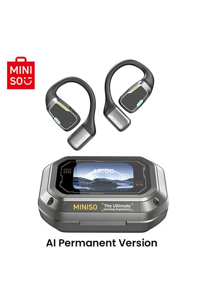 Choice Gray Translator Earphone Miniso M98 Ai Wireless Headphones Office Chat Headset Asmr Headset Diy App