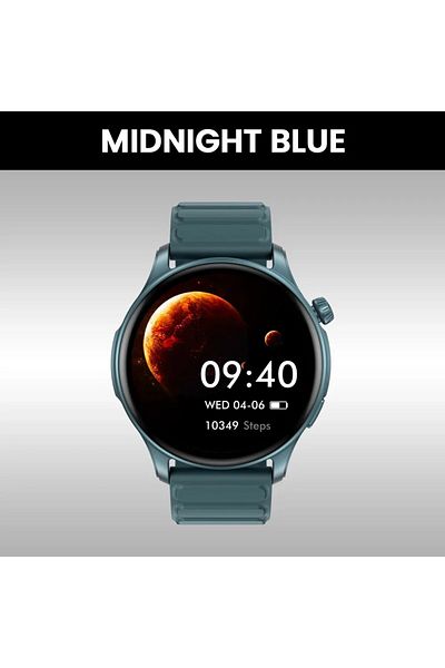 Zeblaze Midnight Blue New Zeblaze Btalk 3 PRO 1.43" AMOLED Display Smart Watch Bluetooth Phone Callings Heal