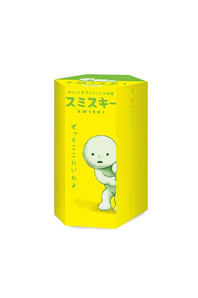 Choice Random 1pcs F Instock Smiski Work Serie Blind Mystery Box Noctilucent Green Doll Action Figures Cart