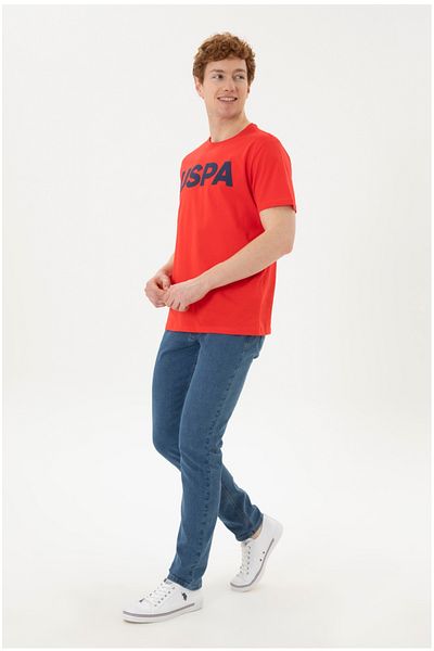 U.S. Polo Assn. U.S. polo assn Tricou cu imprimeu uspa cu decolteu rotund