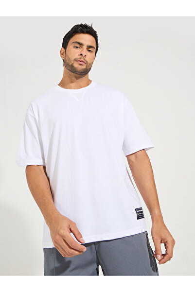 Styli Cotton Rich Oversized Athleisure T-Shirt