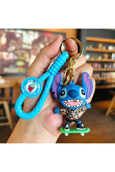 Choice1 سلسلة مفاتيح جديدة من أنمي ديزني، ميكي ماوس، ميني، ليلو وستيتش، دمية لطيفة، سلسلة مفاتيح، زينة