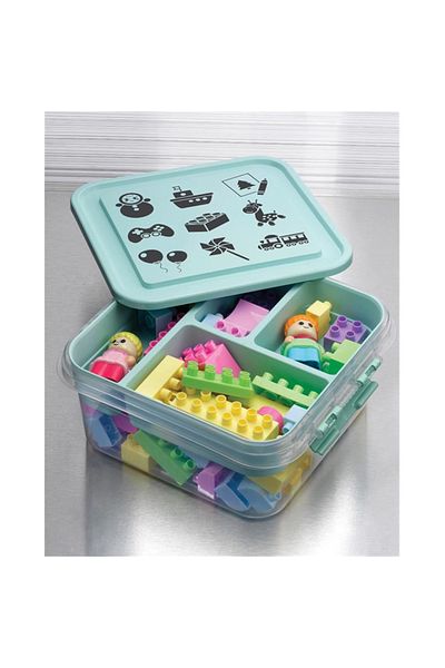 Hepta Collection Toy Storage Box - Multi-Purpose Toy Storage Box with Compartments