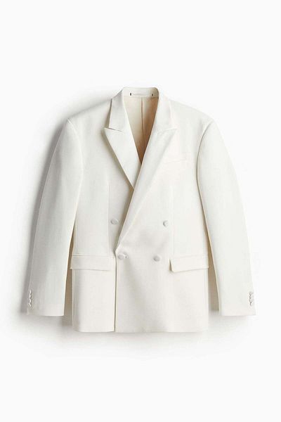 H&M Regular Fit Double-breasted tuxedo jacket