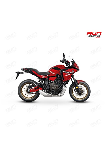 Run Grafik Shop Yamaha Tracer 7 Straight Red Graphic Kit Sticker Set