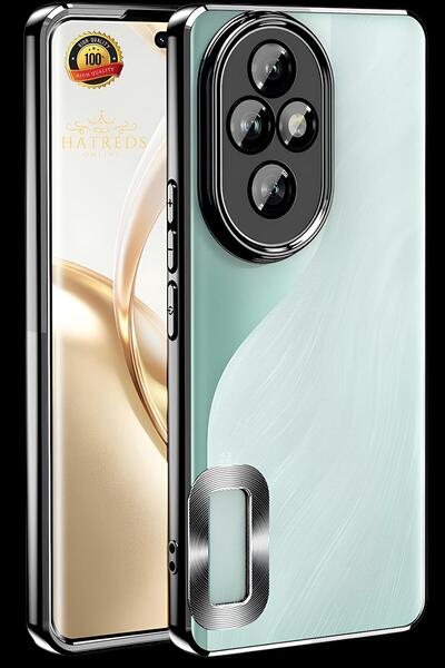 Hatreds Honor 200 Pro Kılıf Logo Gösteren Lazer Kesim Kamera Korumalı Kapak