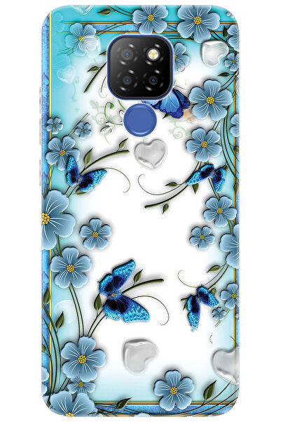 General Mobile GM 20 (G301/G301d) Uyumlu Kılıf Desen Baskılı Silikon Çiçek ve...