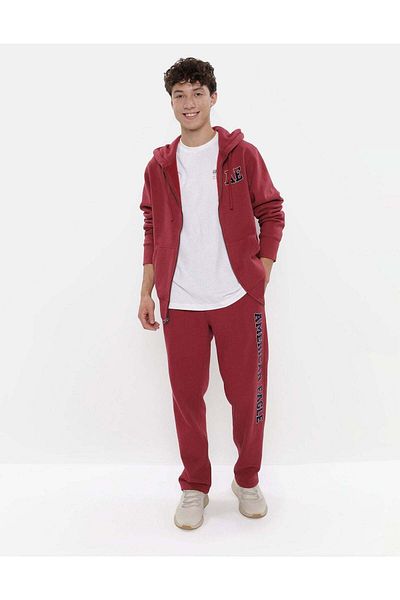 AMERICAN EAGLE هودي بسحّاب ورسومات AE