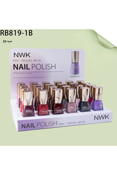 KWK طلاء اظافر 24 قطعة متعدد الألوان