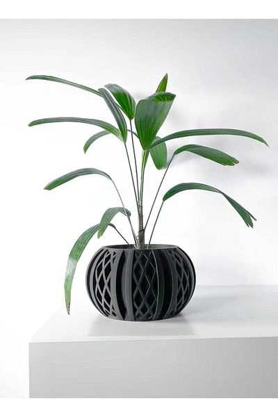 3D Brothers Quivon Elegant Planter  Contemporary Design with Stand and Drainage Tray for Refined Plant Display