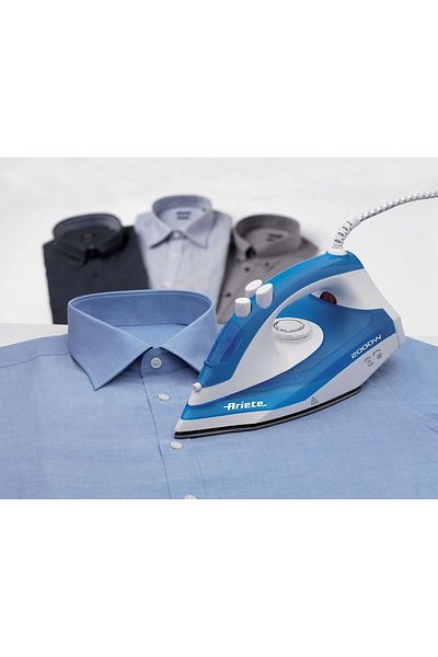 ARIETE 250 ml Steam Iron with Non-Stick Plate and Auto Cleaning