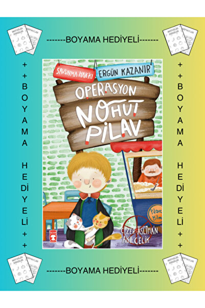 Timaş Çocuk Boyamalı - Operasyon Nohut Pilav - Avukat Ergün Kazanır İlkokul K...
