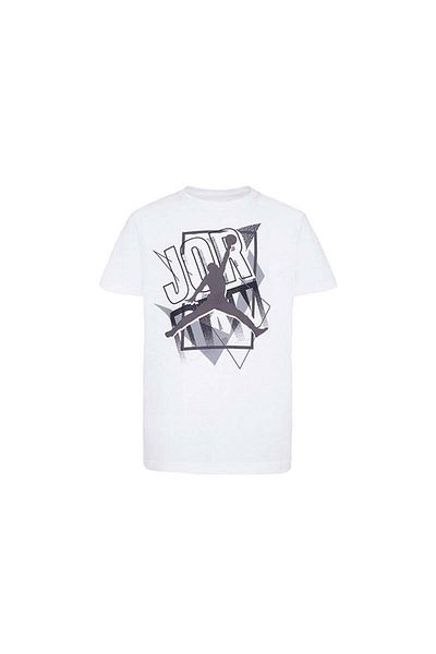 Nike Jordan Jdb Break the Frame Ss Tee Kids T-Shirt 95C183-001 White