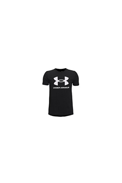 Under Armour 1363282   Ua Sportstyle Logo Ss Black Kids T-Shirt