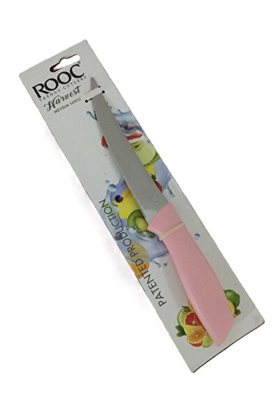 Rooc Harvest Tırtıklı Mutfak Bıçağı & Pembe 23,5 cm