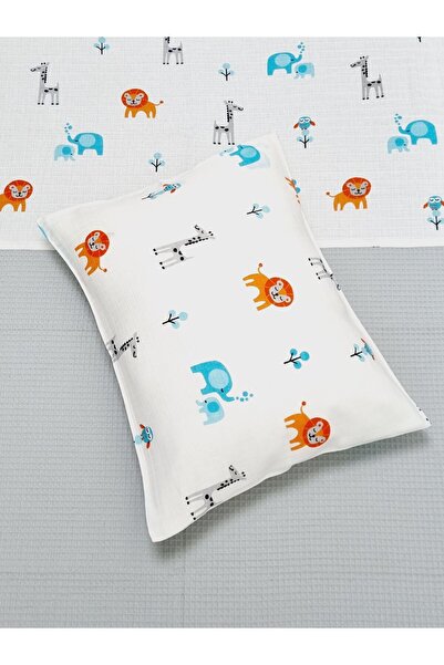 Yada Baby طقم موسلين وافل بيكيه وغطاء وسادة - 80x120 سم