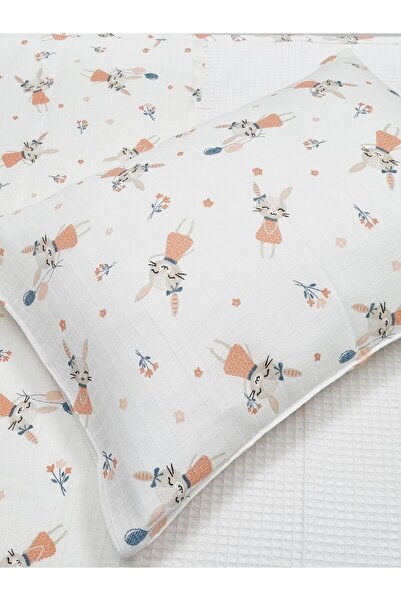 Yada Baby طقم موسلين وافل بيكيه وغطاء وسادة - 80x120 سم