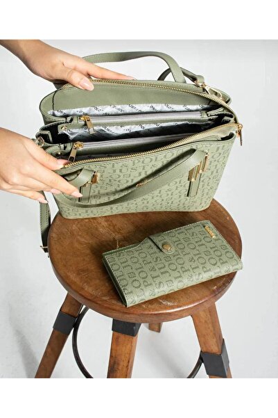 Just Polo حقيبة يد وكتف نسائية من JustPolo للموسم الجديد مقاس كبير مكونة من 5...