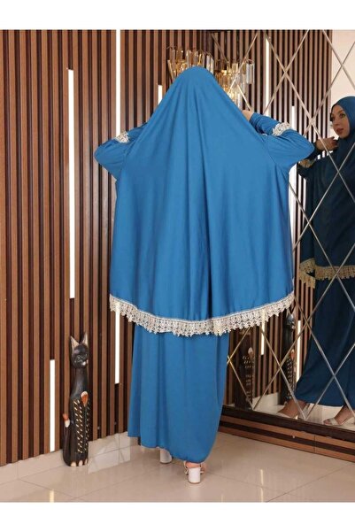 BOYRAZ СЕЗОННА ДВОХЧАСТНА ЖІНОЧА ХОДЖАБА З ВИШИВКОЮ ДЛЯ МОЛИТВИ