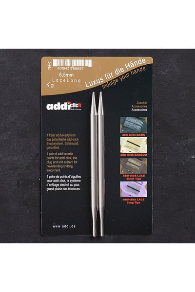shop Addi Click 6.5mm 13cm Lace Skewer Tip - 76