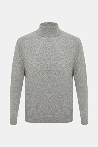 W Collection GRAY KNITWEAR SWEATER
