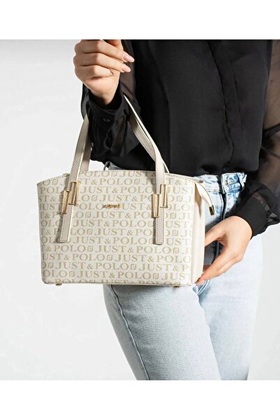 Just Polo حقيبة يد وكتف نسائية مقاس 26×20 سم مقاس كبير 5 أقسام للموسم الجديد ...