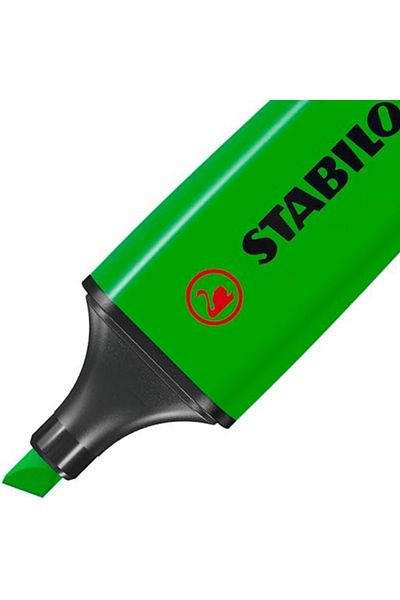 Stabilo Original Highlighter - Green, 2-5 mm Tip, Water Based (4 Hours Endurance) Ink