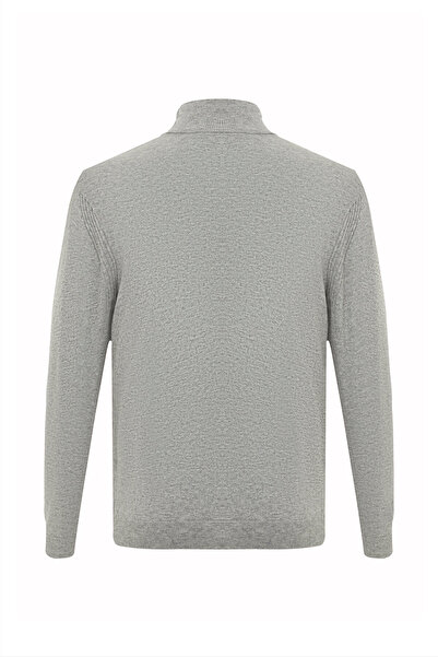 W Collection GRAY KNITWEAR SWEATER