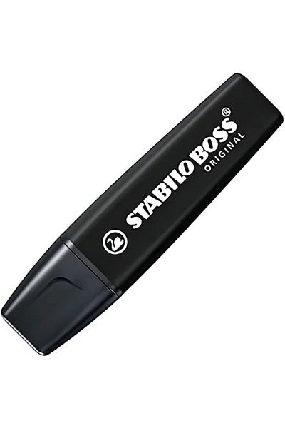 Stabilo Naturecolors Highlighter |   Black |   2-5 mm Tip |   Water Based Ink