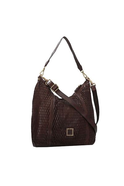 Campomaggi Mangrovia Schultertasche Leder 35 cm