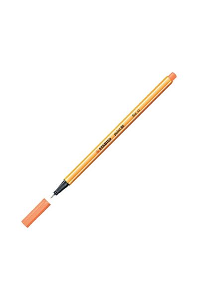 Stabilo Point 88 Fineliner Pen, 0.4 mm Tip, Apricot, Metal-Based Tip, Hexagonal Design