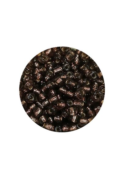 Royaleks 3 mm Cast Glass Sand Beads - 20 Grams of Clear Variegated Coffee - Bnc172