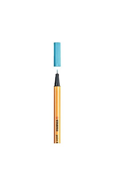 Stabilo Point 88 Fineliner Kalen, 0.4 mm Blue Tip, Metal Backed, Hexagonal Design