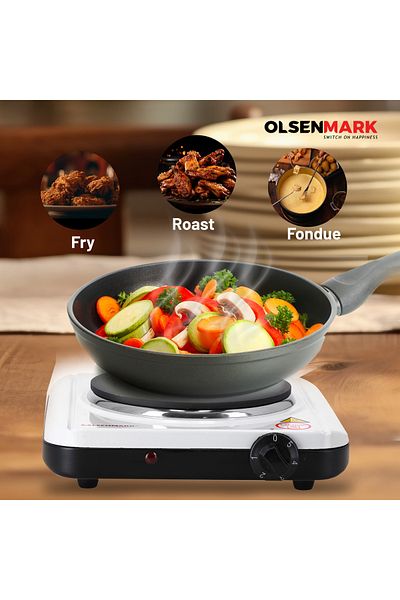 Olsenmark Electric Cooking Hot Plate 1500 W Omhp2095 Burner Induction Cooker