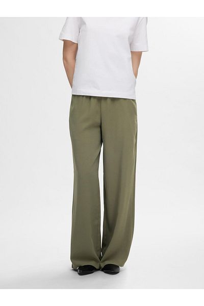 Selected Femme Hose mit weitem Bein Klassische
