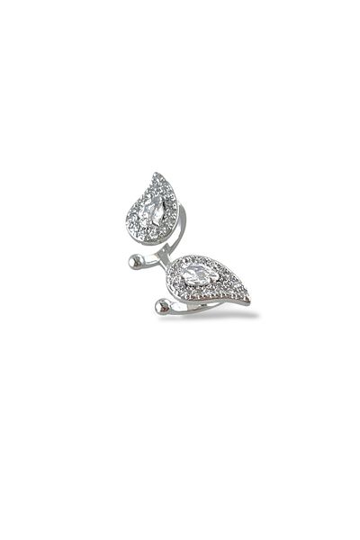neslyaccessories نظرة مزدوجة انخفاض نموذج الغضروف الأقراط