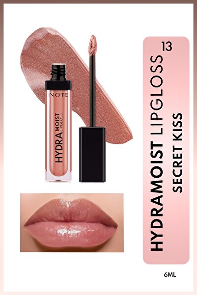 NOTE Hydramoist Lipgloss Nemlendirici Dudak Parlatıcısı - 13 Secret Kiss - Işıltılı