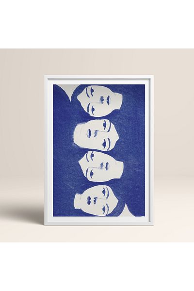 HOMEPACK Pictură cu un singur cadru din lemn Pictură poster dintr-o bucată TK/899